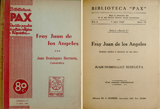 Fray Juan de los Ángeles. Sentido místico y literario de …