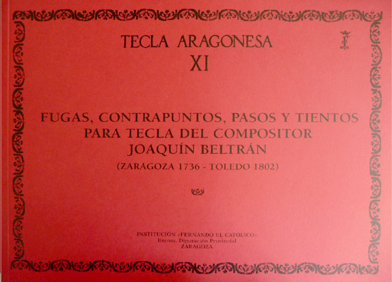 Fugas, Contrapuntos, Pasos y Tientos para Tecla del compositor Joaquín …