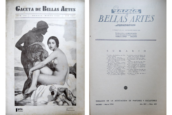 Gaceta de Bellas Artes. Organo de la Asociación de Pintores …