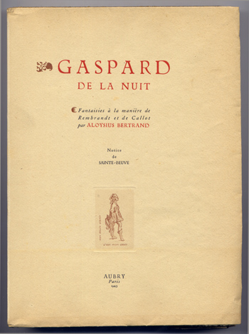 Gaspard de la Nuit. Fantaisies à la manière de Rembrandt …