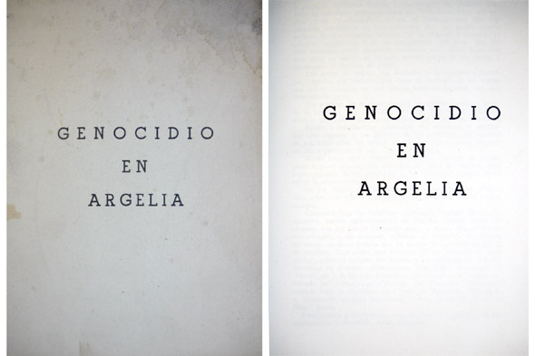 Genocidio en Argelia.