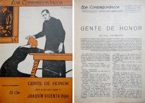 Gente de honor. Drama en tres actos.