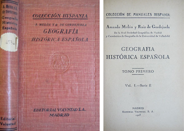 Geografía Histórica Española.