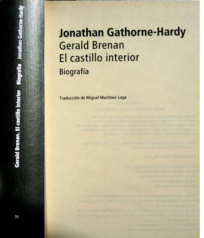 Gerald Brenan: El Castillo Interior. Biografía. Traducción de Miguel Martínez …