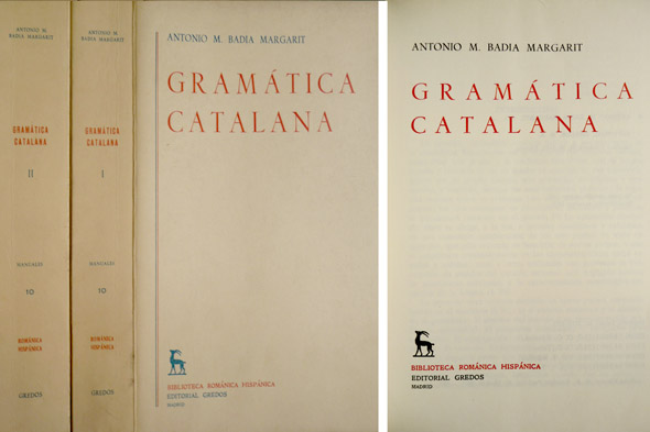 Gramática Catalana.
