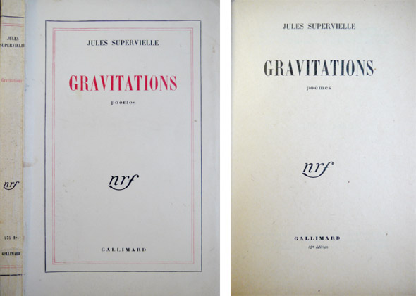 Gravitations. Poèmes.