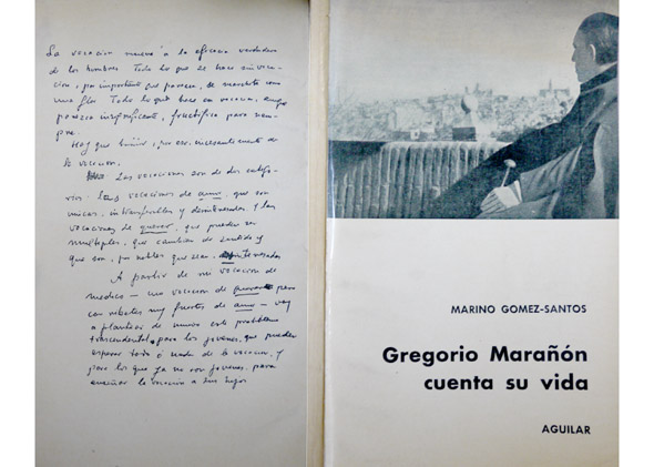 Gregorio Marañón cuenta su vida.