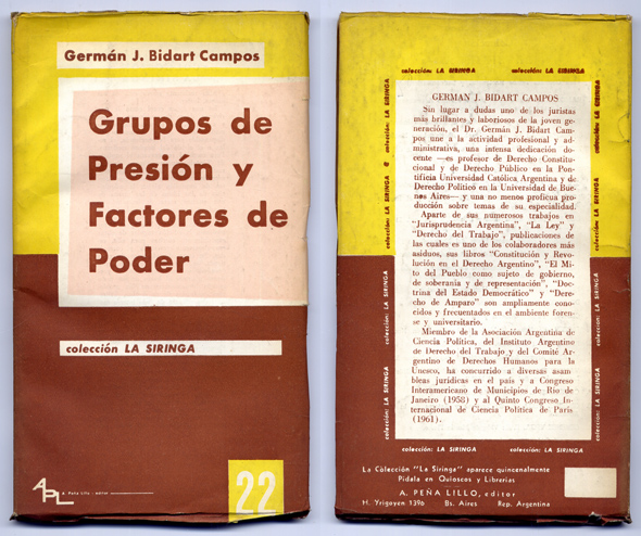Grupos de presión y factores de poder.