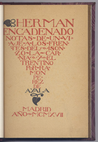 Herman encadenado. Notas de un viaje a los frentes del …