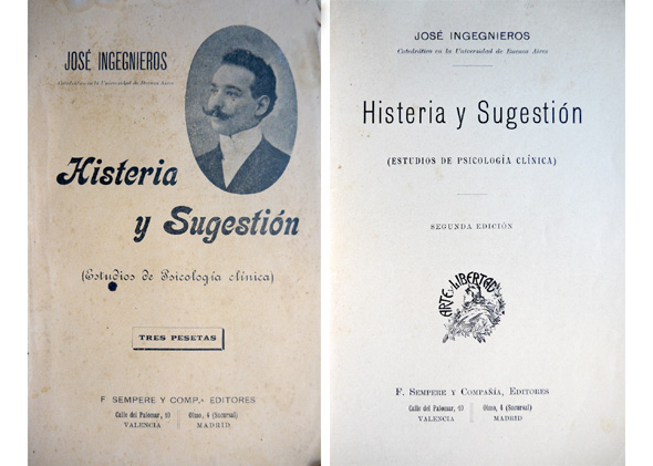 Histeria y Sugestión. Estudios de Psicología Clínica. Segunda edición.