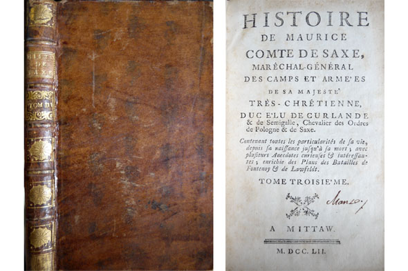 Histoire de Maurice, Comte de Saxe, Marêchal-Général des Camps et …