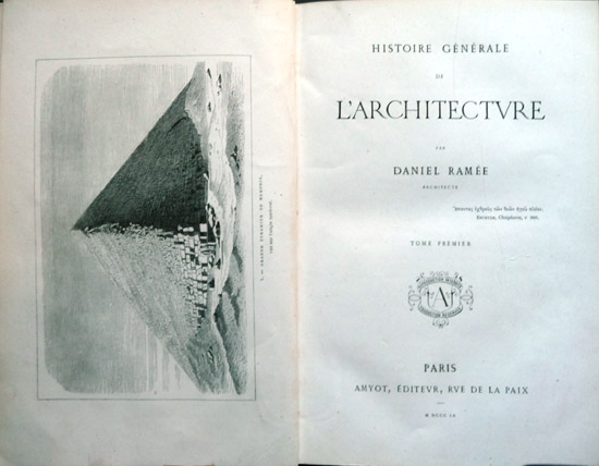 Histoire Générale de l'Architecture.