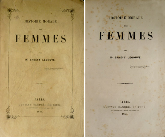Histoire Morale des Femmes.