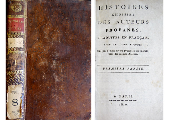 Histoires choisies des Auteurs Profanes traduites en français, avec le …