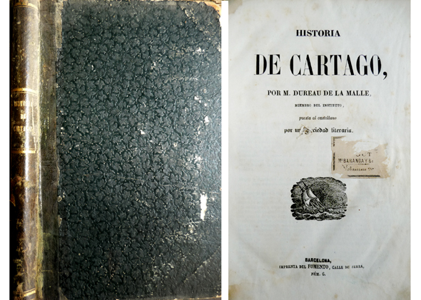 Historia de Cartago. Puesta al castellano por Una Sociedad Literaria.