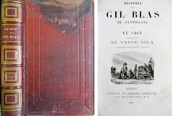 Historia de Gil Blas de Santillana por Le Sage. Traducida …