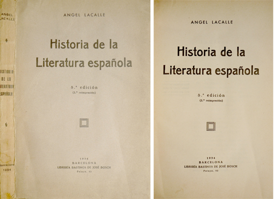 Historia de la Literatura española.