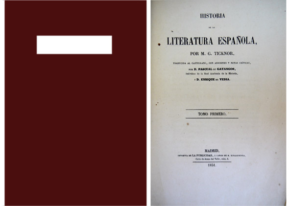 Historia de la Literatura Española. Traducida al castellano, con adiciones …