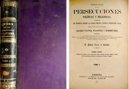 Historia de las Persecuciones Políticas y Religiosas ocurridas en Europa …