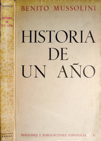 Historia de un año. Prólogo de G. U. Segunda edición.