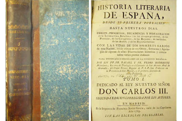 Historia Literaria de España. Tomo I [Plan, método y división …