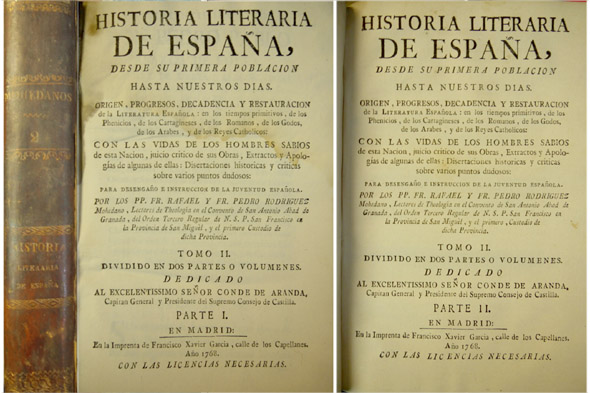 Historia Literaria de España. Tomo II, Parte I [De la …