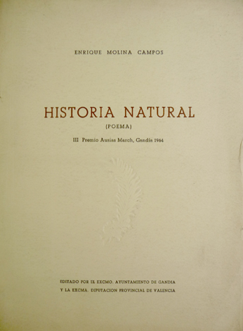 Historia Natural. Poema.