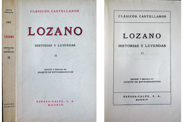 Historias y Leyendas. Volúmen Segundo.
