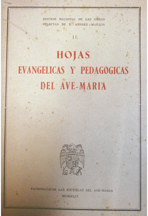 Hojas evangélicas y pedagógicas del Ave-María.