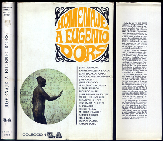 Homenaje a Eugenio d'Ors, por la Academia del Faro de …