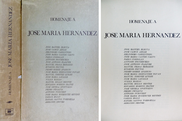 Homenaje a José María Hernández Pardos.