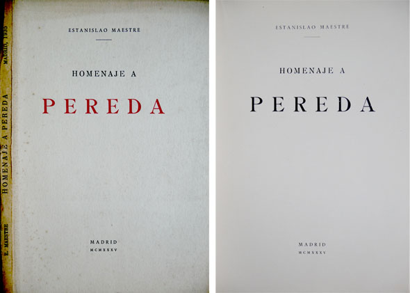 Homenaje a Pereda.