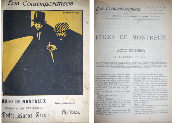 Hugo de Montreux. Melodrama en cuatro actos.