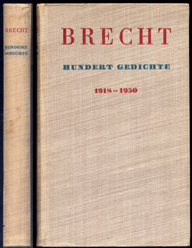 Hundert Gedichte, 1918-1950.