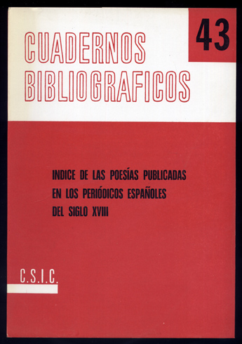 Indice de las Poesías publicadas en los Periódicos Españoles del …
