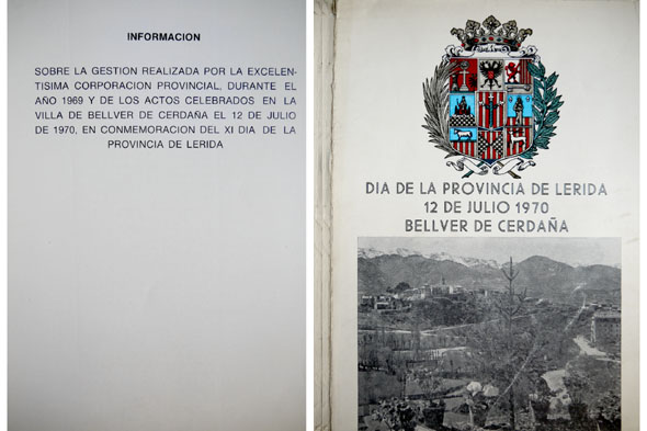 Información sobre la gestión realizada por la Excelentísima Corporación Provincial …