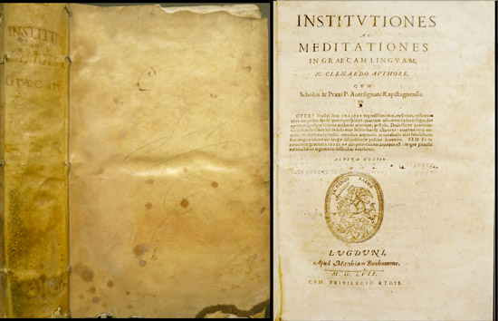 Institutiones ac Meditationes in Graecam Linguam. Cum Scholiis & Praxi …