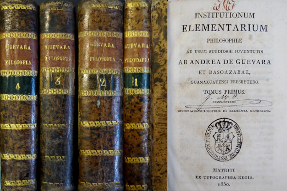 Institutionum Elementarium Philosophiae ad usum studiosae juventutis. [I: Historiam Philosophiae …