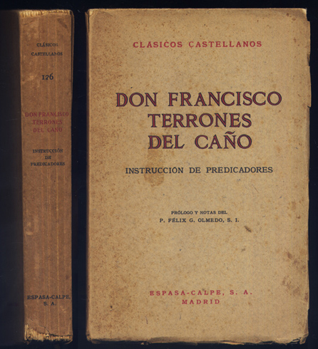 Instrucción de predicadores. Prólogo y notas del Padre Félix Olmedo.