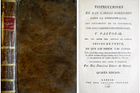Instrucciones de San Carlos Borromeo sobre la administración del sacramento …