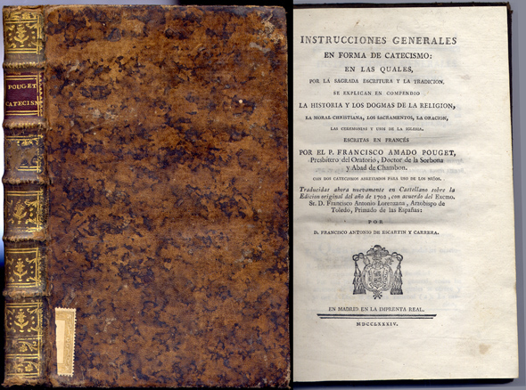 Instrucciones generales en forma de Catecismo. Traducidas ahora nuevamente en …