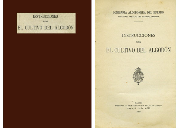 Instrucciones para el cultivo del Algodón.