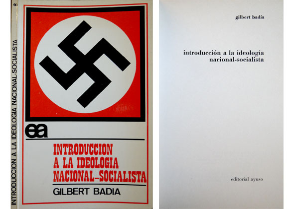 Introducción a la ideología Nacional-Socialista. Traducción de Paloma Portela.