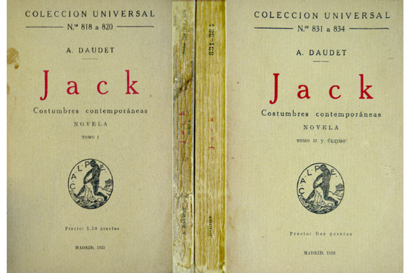 Jack. Costumbres contemporáneas. Novela. Traducción de Eduardo Ugarte Blasco.