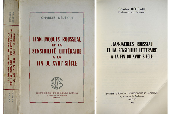 Jean-Jacques Rousseau et la sensibilité littéraire à la fin du …