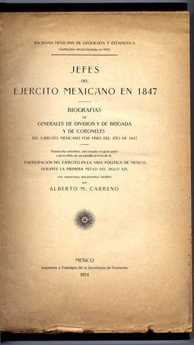 Jefes del Ejército Mexicano en 1847. Biografías de Generales de …