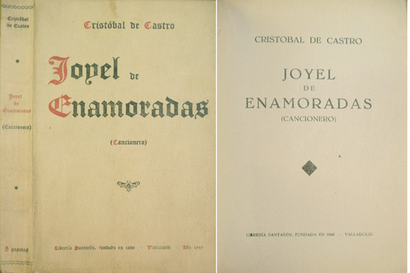 Joyel de Enamoradas. Cancionero.
