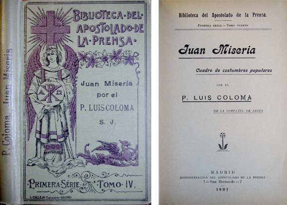 Juan Miseria. Cuadro de costumbres populares.