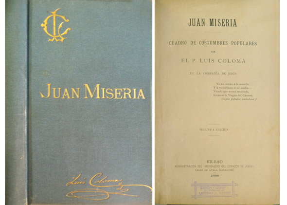 Juan Miseria. Cuadro de costumbres populares.