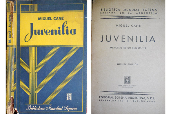 Juvenilia. Memorias de un estudiante.